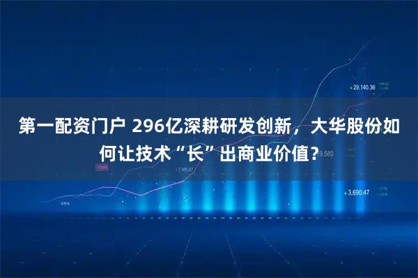 第一配资门户 296亿深耕研发创新，大华股份如何让技术“长”出商业价值？